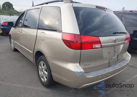 2005 Toyota Sienna Xle из США, поврежденный, VIN 5TDZA22C05S310953